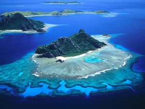 Le isole Fiji sull'Antimeridiano